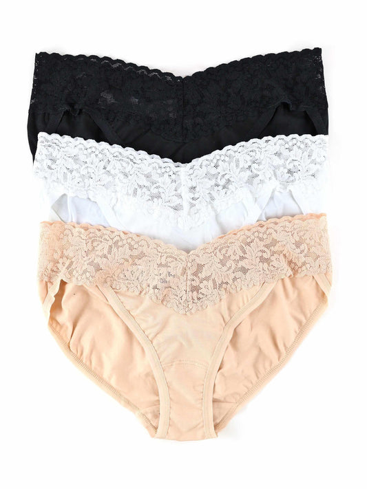 3 Pack Supima® Cotton V-Kini - Hanky Panky