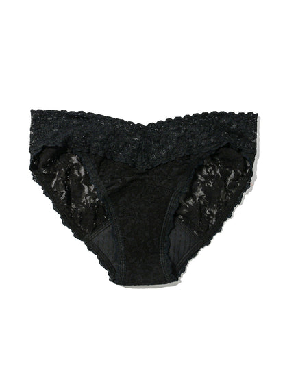 Signature Lace® Leakproof V-Kini Black - Hanky Panky