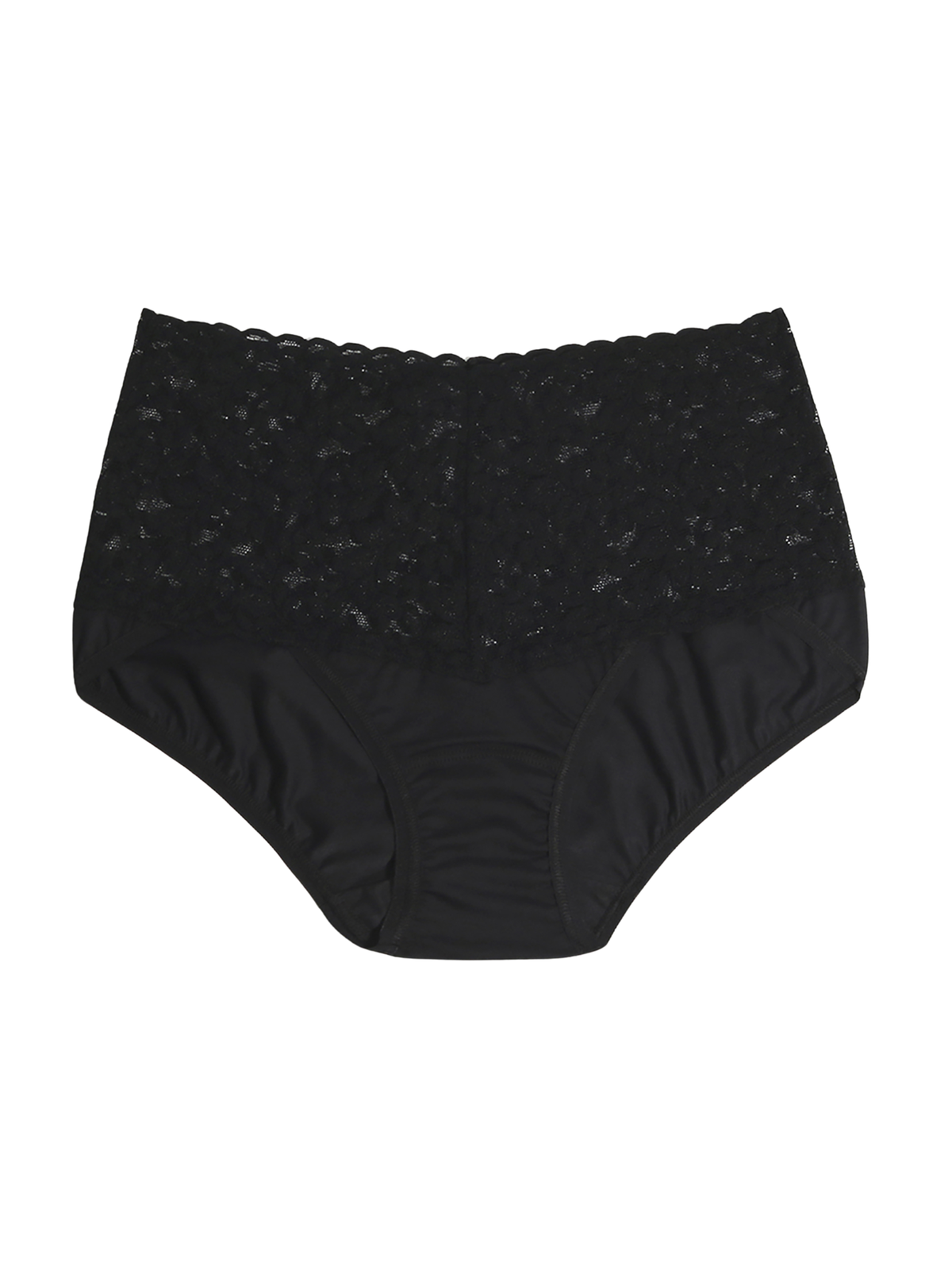 Supima® Cotton Retro V-Kini Black - Hanky Panky