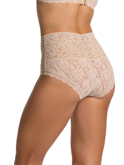 Retro Lace Boyshort Chai - Hanky Panky