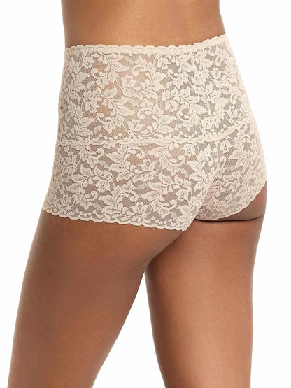 Retro Lace Hot Pant Chai - Hanky Panky
