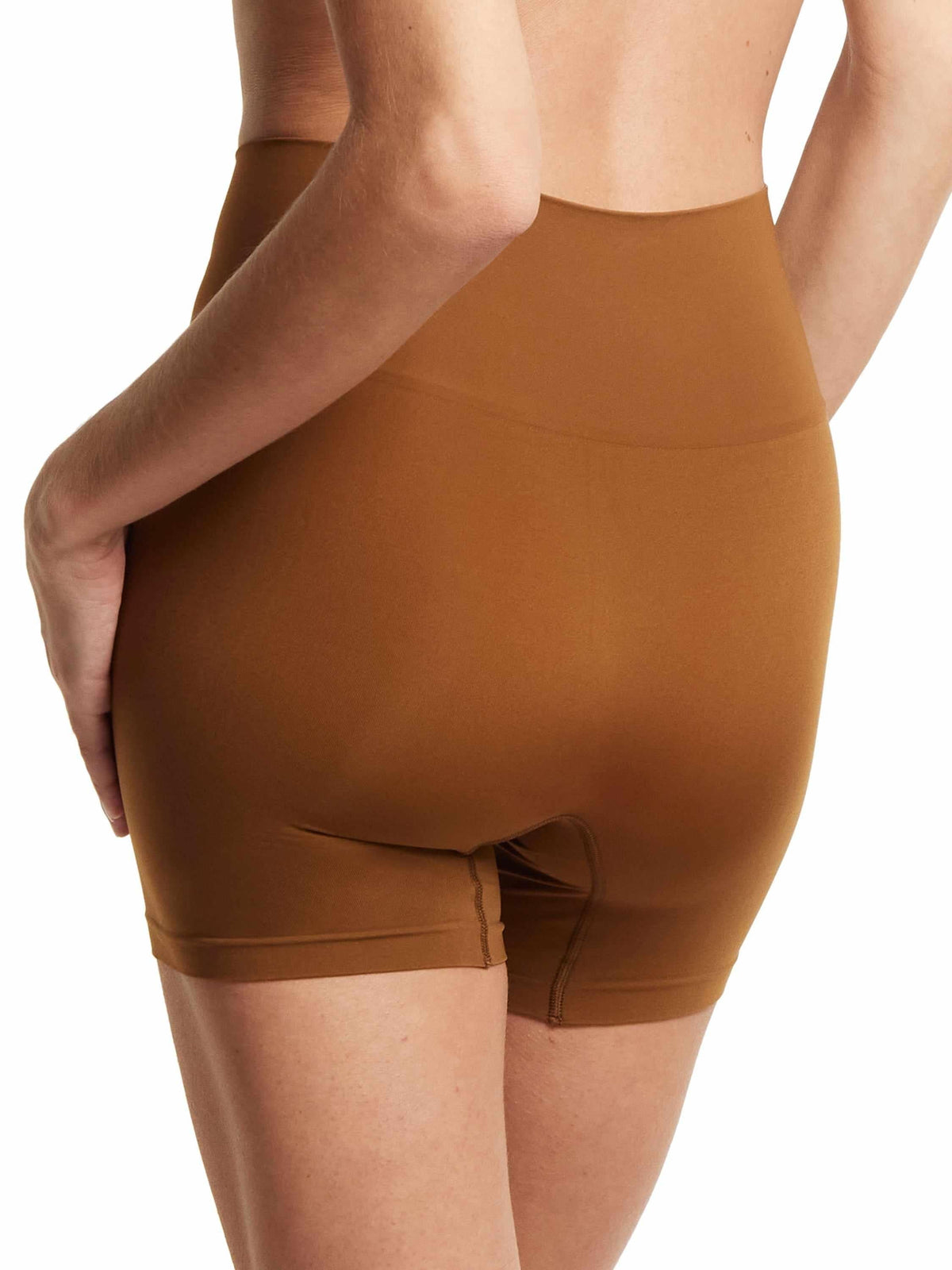 HANKY PANKY BODY™ High Rise Bike Short Macchiato Brown Sa - Hanky Panky