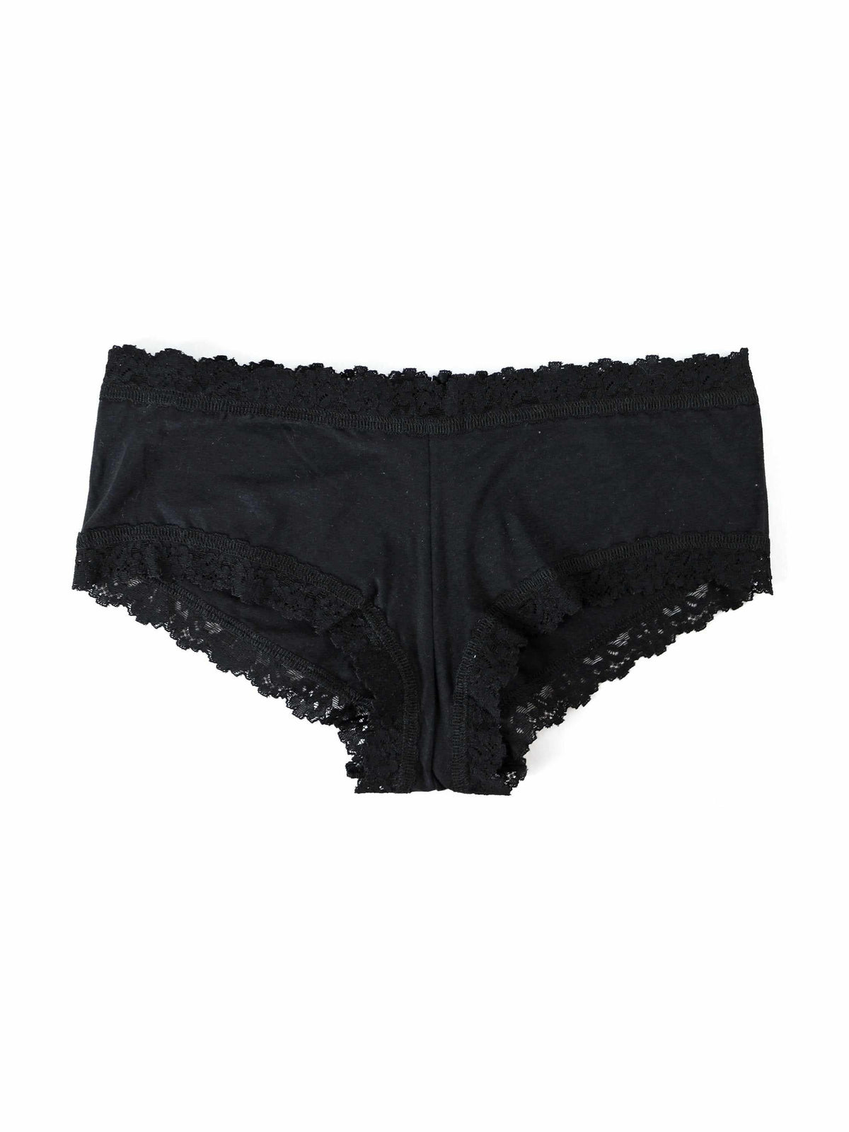 Supima® Cotton Boyshort Black - Hanky Panky