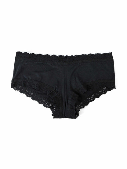 Supima® Cotton Boyshort Black - Hanky Panky