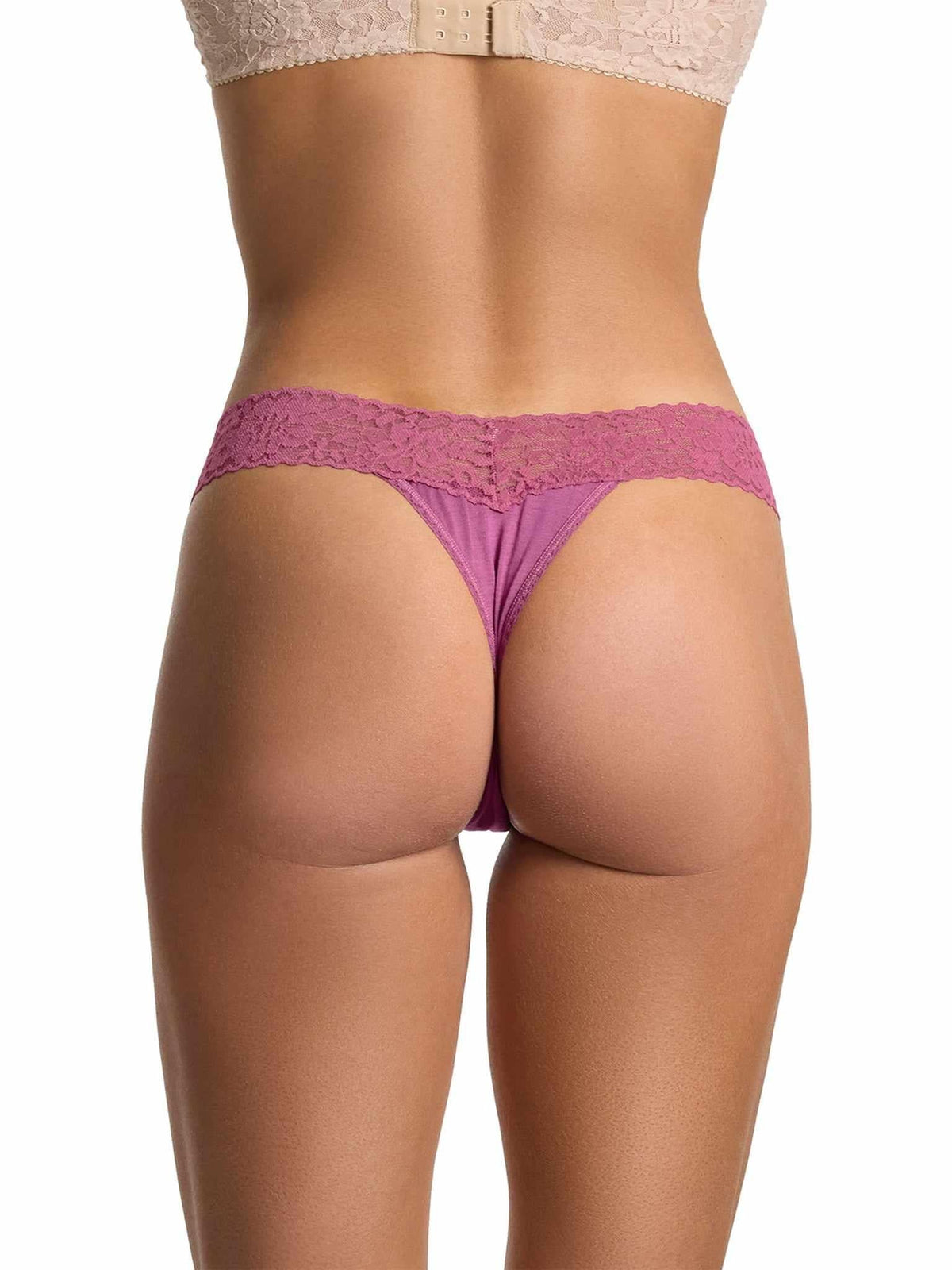 DreamEase™ Original Rise Thong California Raisin Purple - Hanky Panky