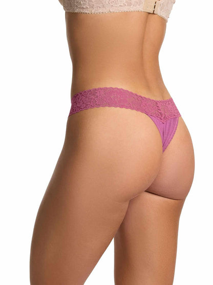 DreamEase™ Original Rise Thong California Raisin Purple - Hanky Panky