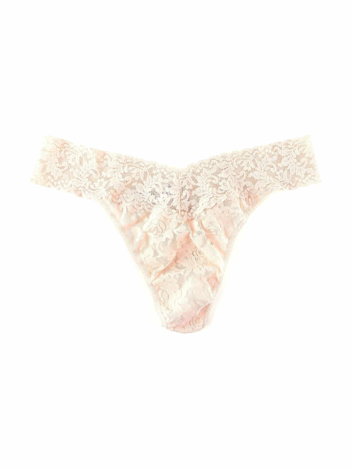 Signature Lace® Original Rise Thong Vanilla - Hanky Panky