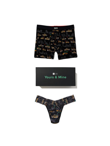 Signature Lace® Original Rise Thong And Saxx Super Soft V - Hanky Panky