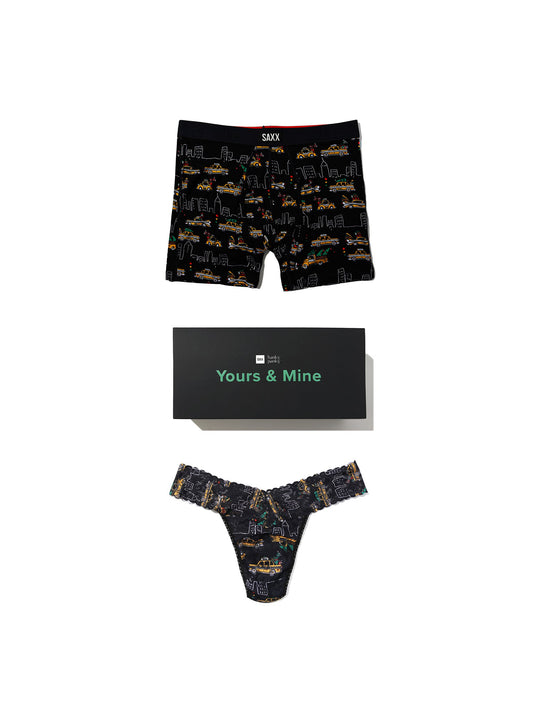 Signature Lace® Original Rise Thong And Saxx Super Soft V - Hanky Panky