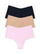 TAUPE/BLACK/BLISS PINK