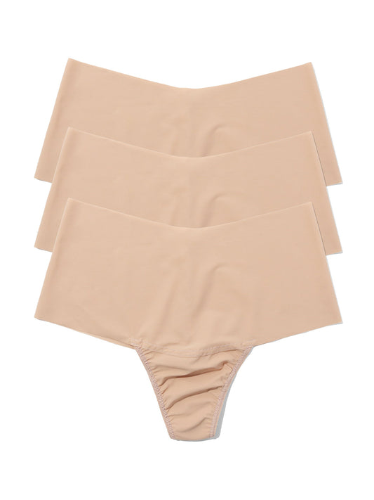 BreatheSoft™ High Rise Thong 3 Pack - Hanky Panky