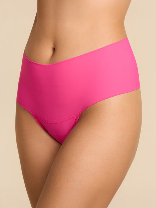 BreatheSoft™ High Rise Thong Provocative Pink - Hanky Panky