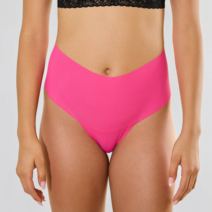 BreatheSoft™ High Rise Thong Provocative Pink - Hanky Panky