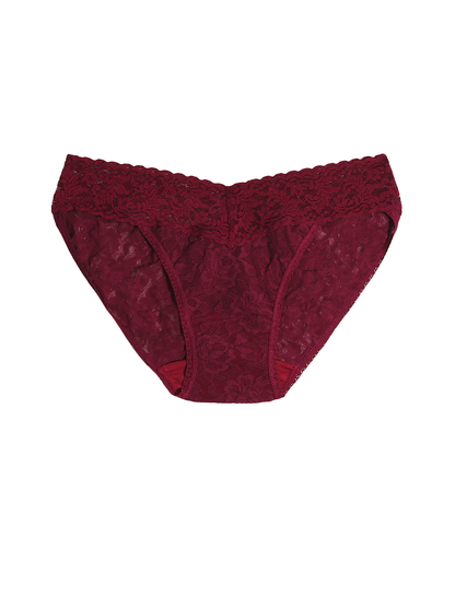 Signature Lace® V-Kini Dark Pomegranate Red - Hanky Panky