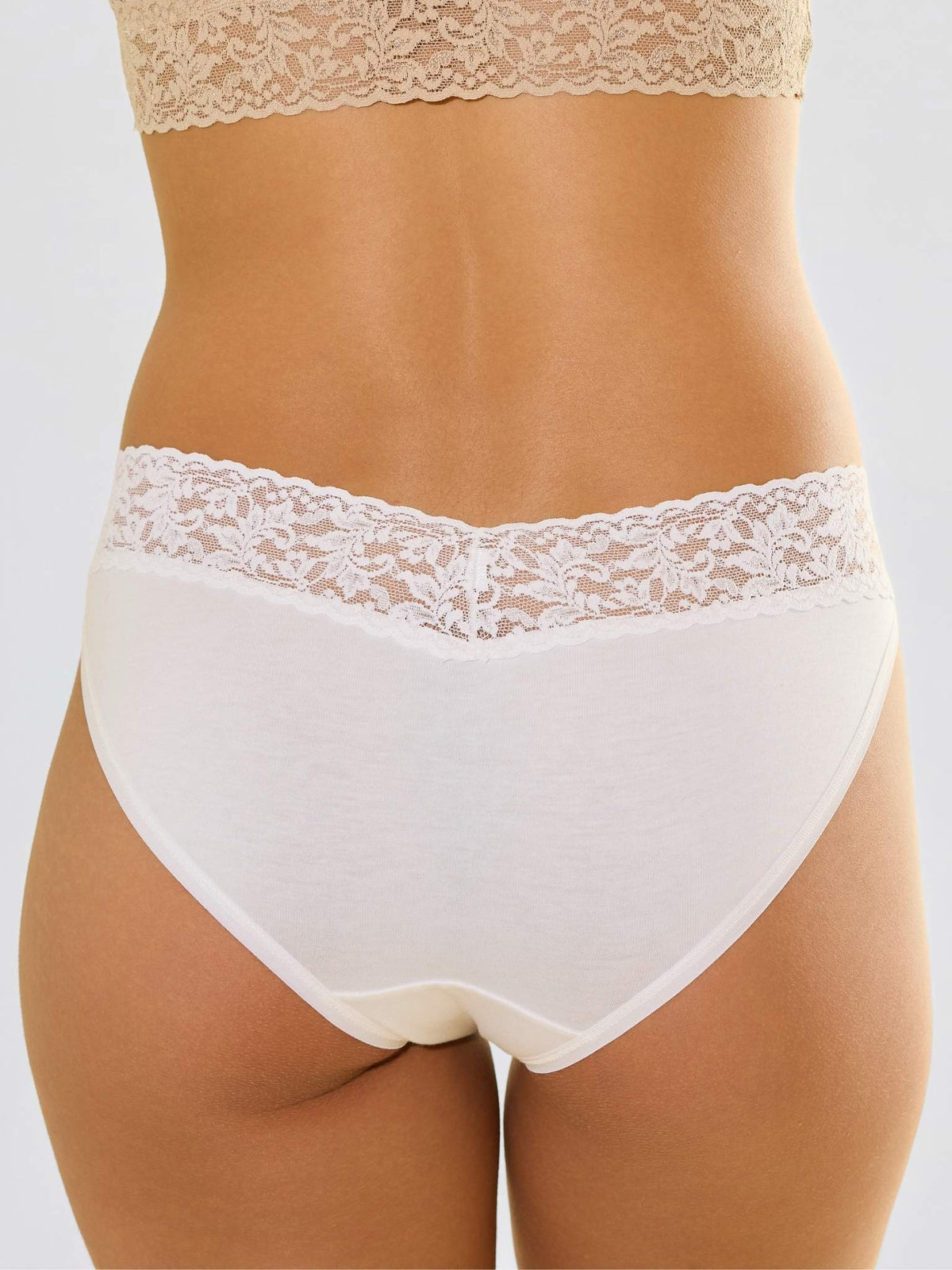 Supima® Cotton V-kini White - Hanky Panky