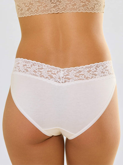 Supima® Cotton V-kini White - Hanky Panky
