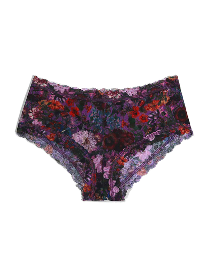 Printed Signature Lace® Boyshort Perennial Purple Floral - Hanky Panky