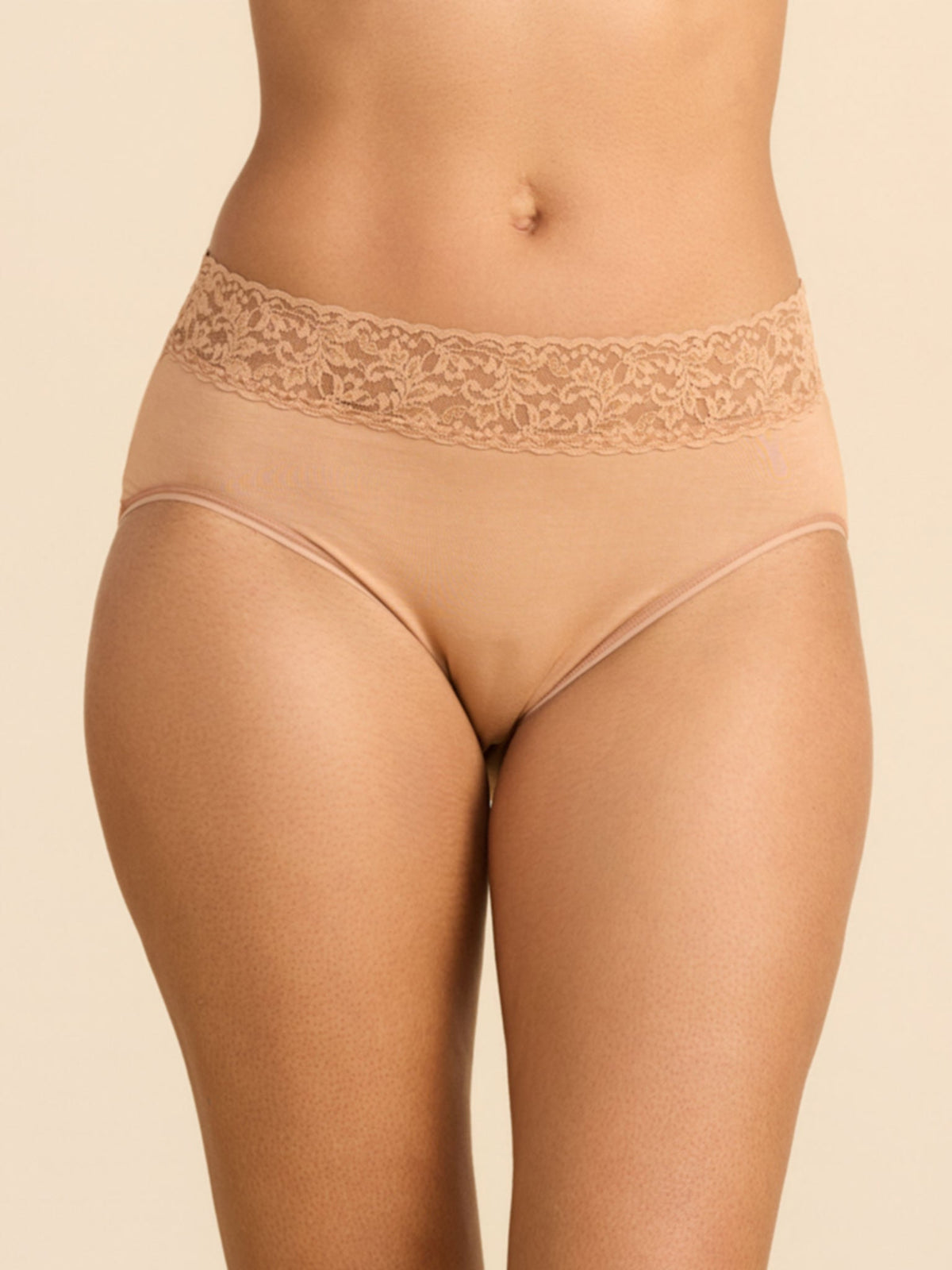 Supima® Cotton French Brief Sun Tan - Hanky Panky