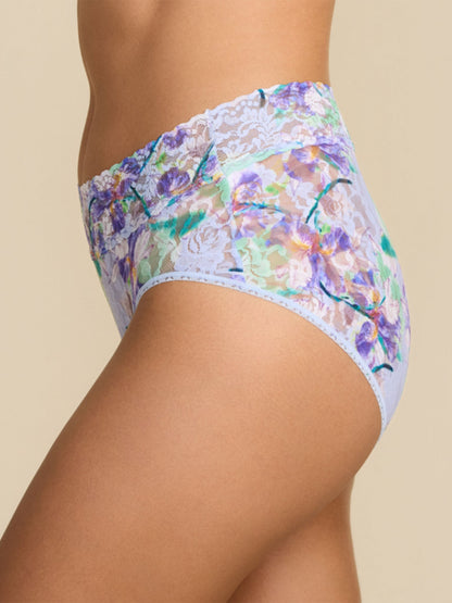 Printed Signature Lace® French Brief Floral Pleinair Blue - Hanky Panky