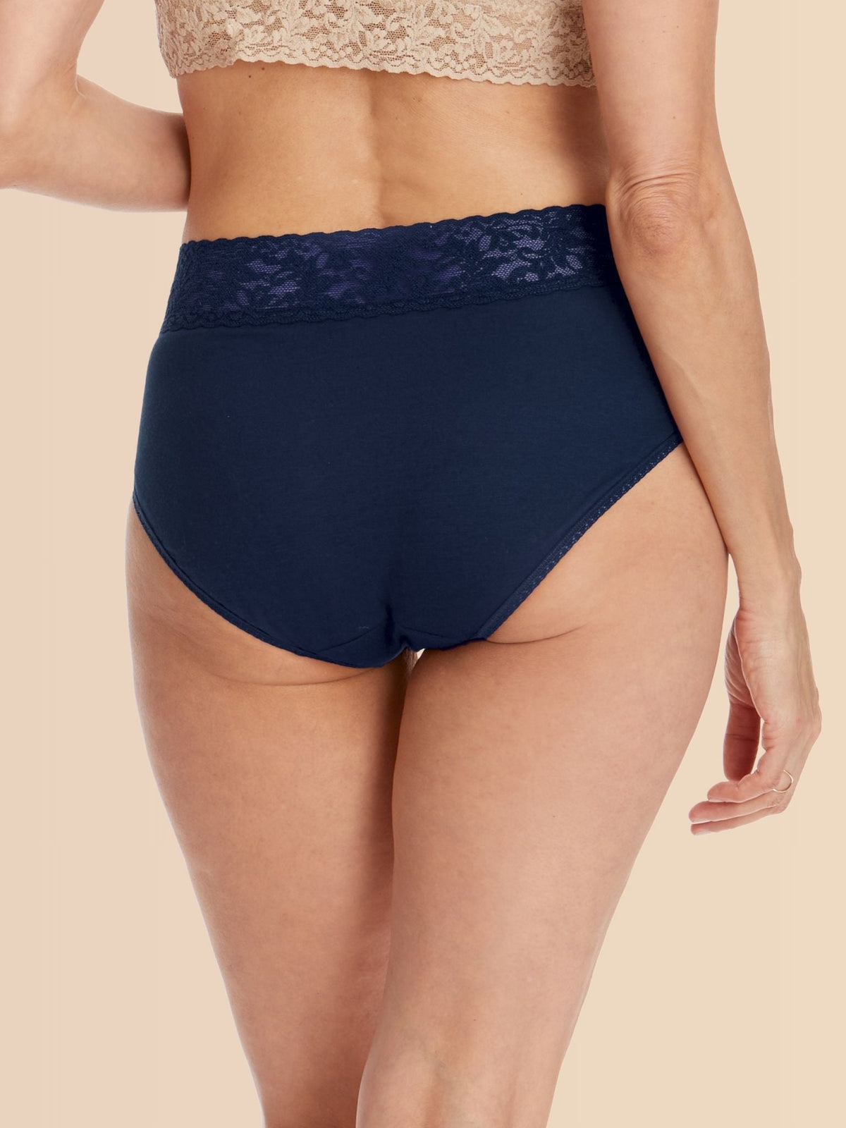 Supima® Cotton French Brief Navy - Hanky Panky