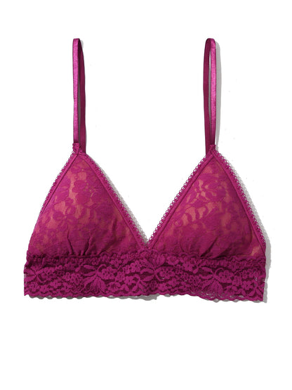 Flora Lace Padded Bralette Picking Plums Pink Sale - Hanky Panky