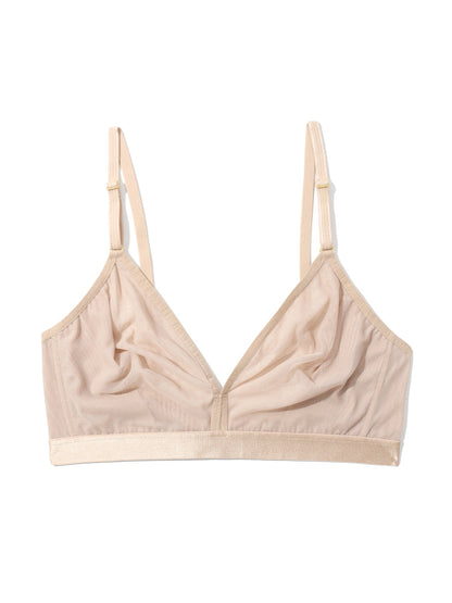 Mesh Triangle Bralette Chai Sale - Hanky Panky
