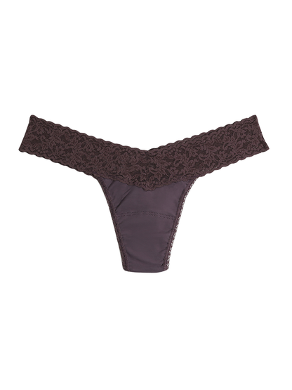 Supima® Cotton Low Rise Thong Dusk - Hanky Panky