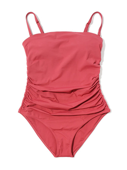 Bandeau One Piece Swimsuit Sunbaked Red Sale - Hanky Panky