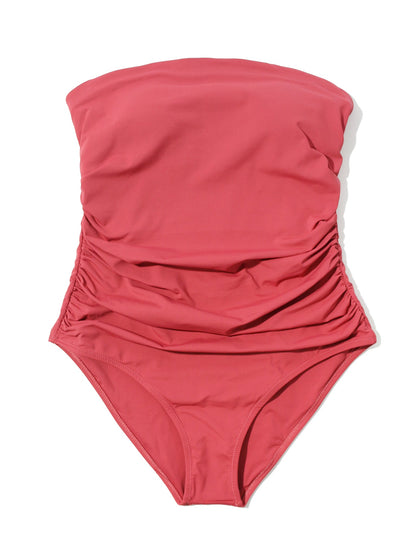 Bandeau One Piece Swimsuit Sunbaked Red Sale - Hanky Panky