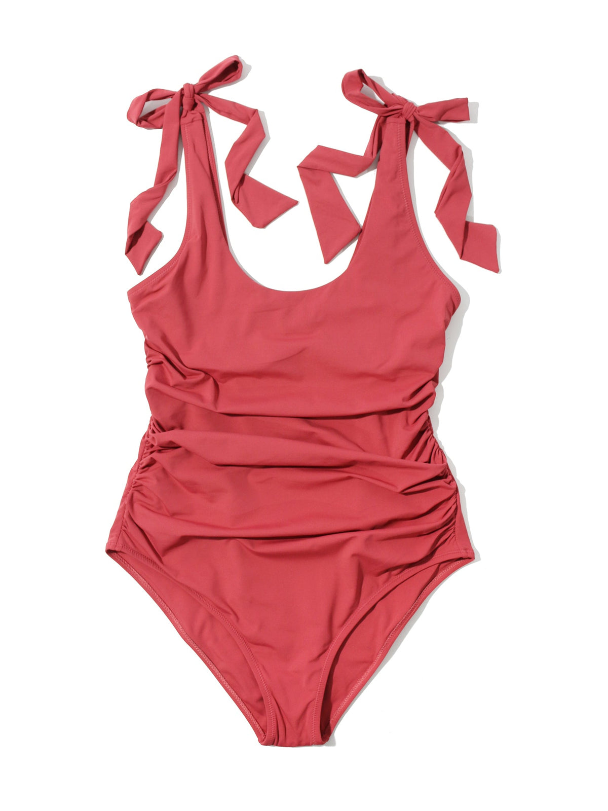 Ruched Bow One Piece Sunbaked Red Sale - Hanky Panky
