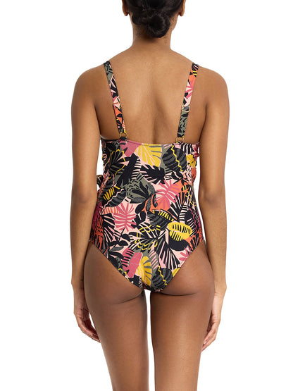 Wide Strap Wrap One Piece Swimsuit Palm Springs Sale - Hanky Panky