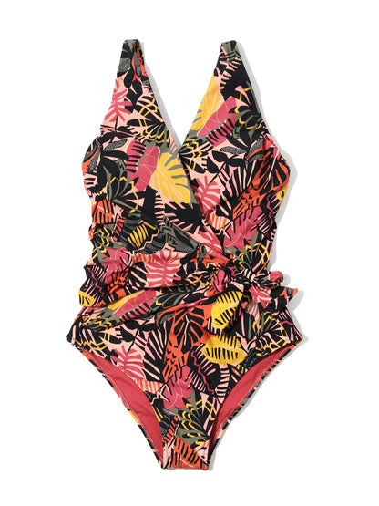 Wide Strap Wrap One Piece Swimsuit Palm Springs Sale - Hanky Panky