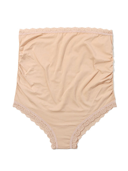 Supima® Cotton Maternity Over The Bump Boyshort Chai Sale - Hanky Panky