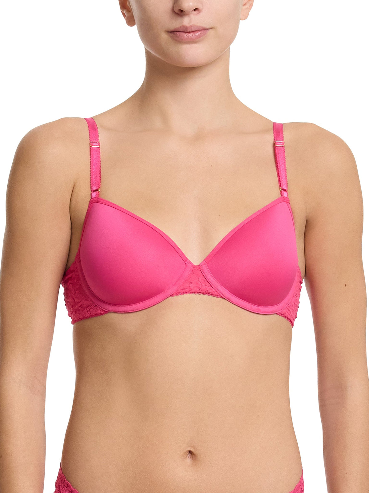 Signature Lace® T-Shirt Bra Un-Beet-Able Pink Sale - Hanky Panky