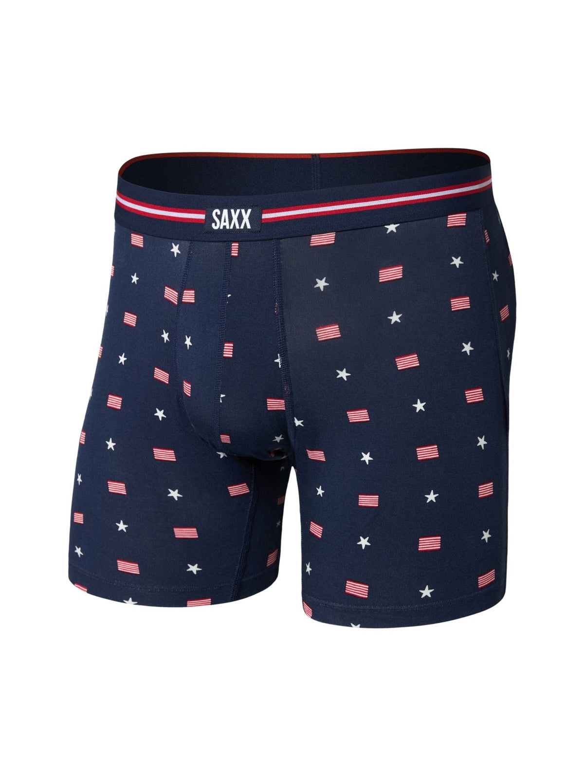 Signature Lace® Low Rise Thong And SAXX Super Soft Vibe Boxer Brief USA Signet-Maritime - Hanky Panky