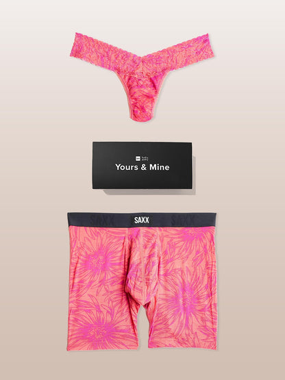 Signature Lace® Low Rise Thong And Saxx Super Soft Vibe B - Hanky Panky