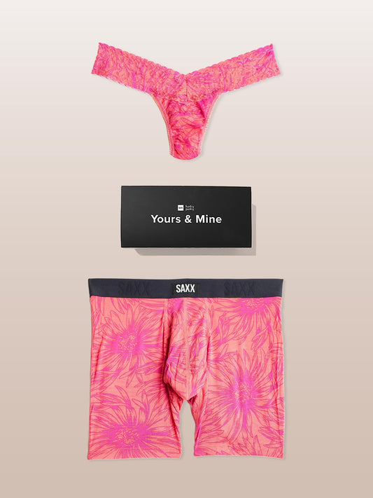 Signature Lace® Low Rise Thong And Saxx Super Soft Vibe B - Hanky Panky