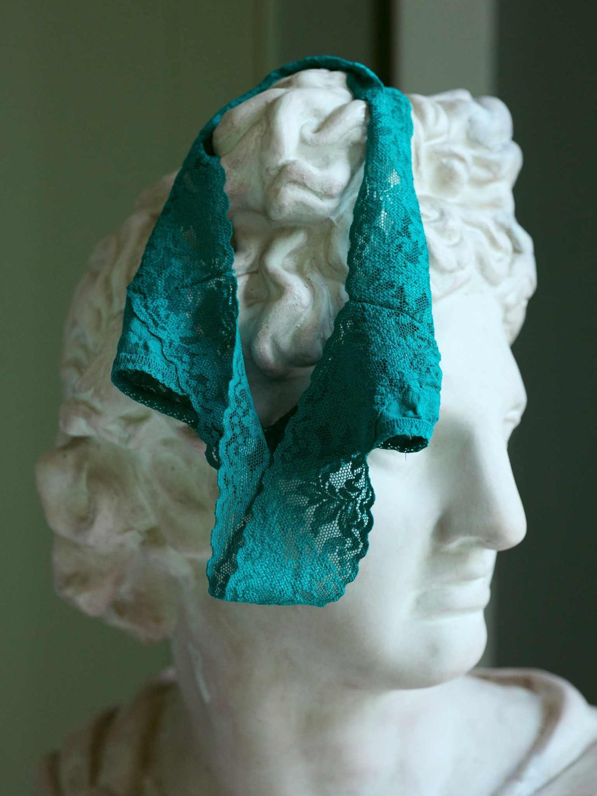 Signature Lace® Original Rise Thong Dark Teal - Hanky Panky