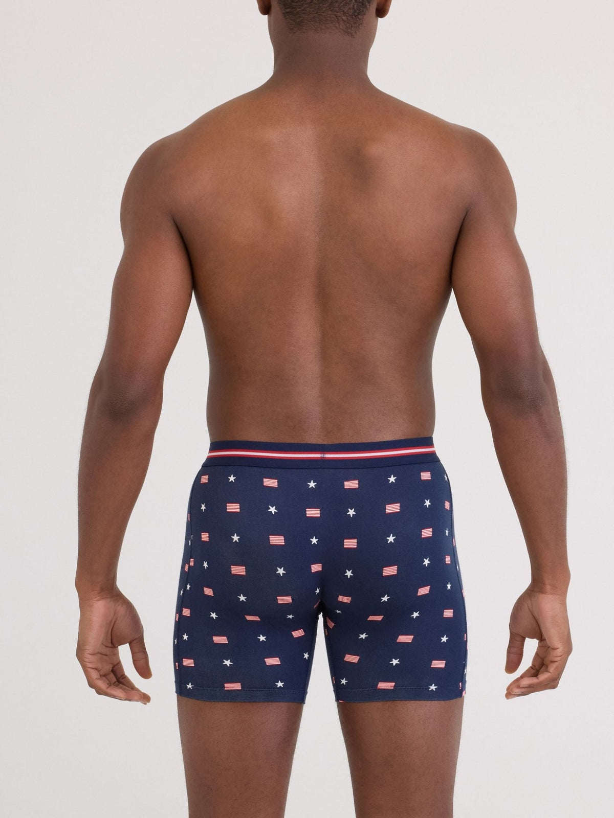 Signature Lace® Original Rise Thong And SAXX Super Soft Vibe Boxer Brief USA Signet-Maritime - Hanky Panky