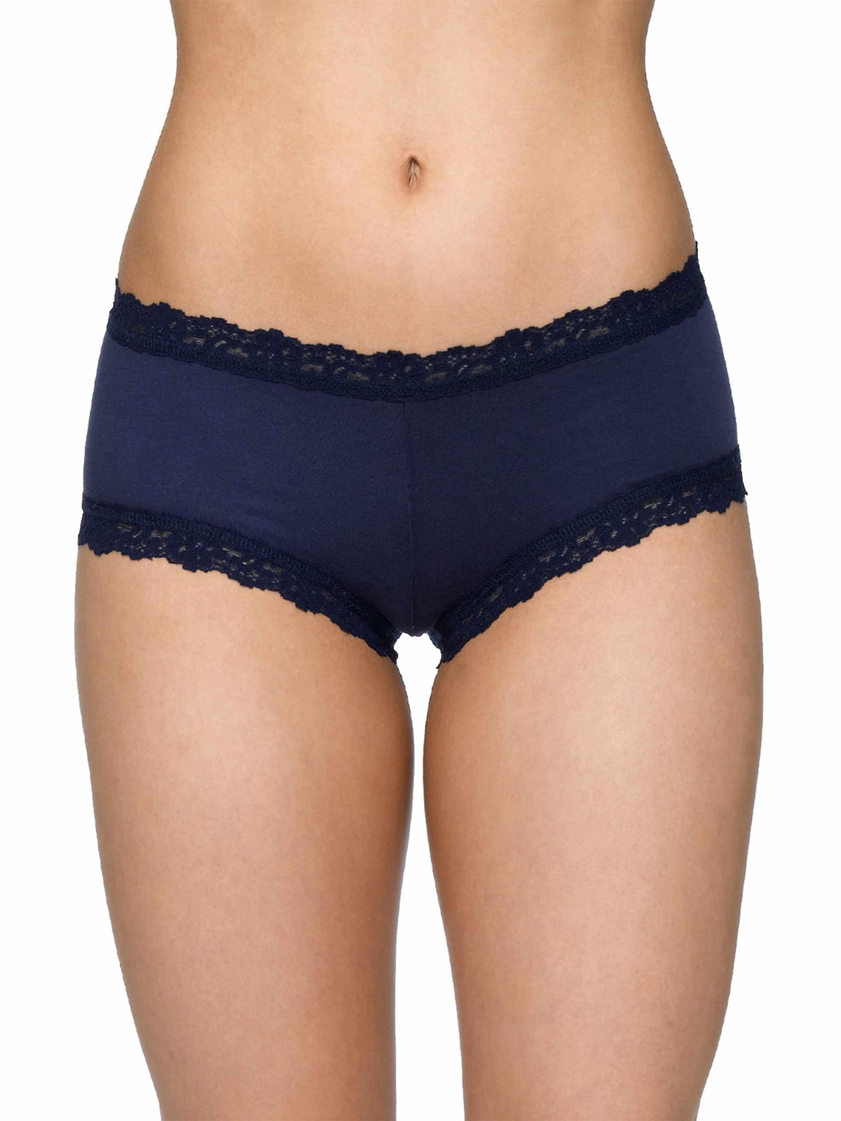 Supima® Cotton Boyshort Navy - Hanky Panky