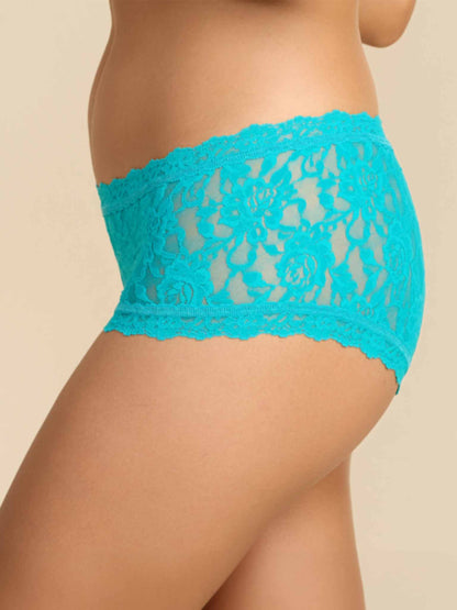 Signature Lace® Boyshort Turkish Tile Blue - Hanky Panky
