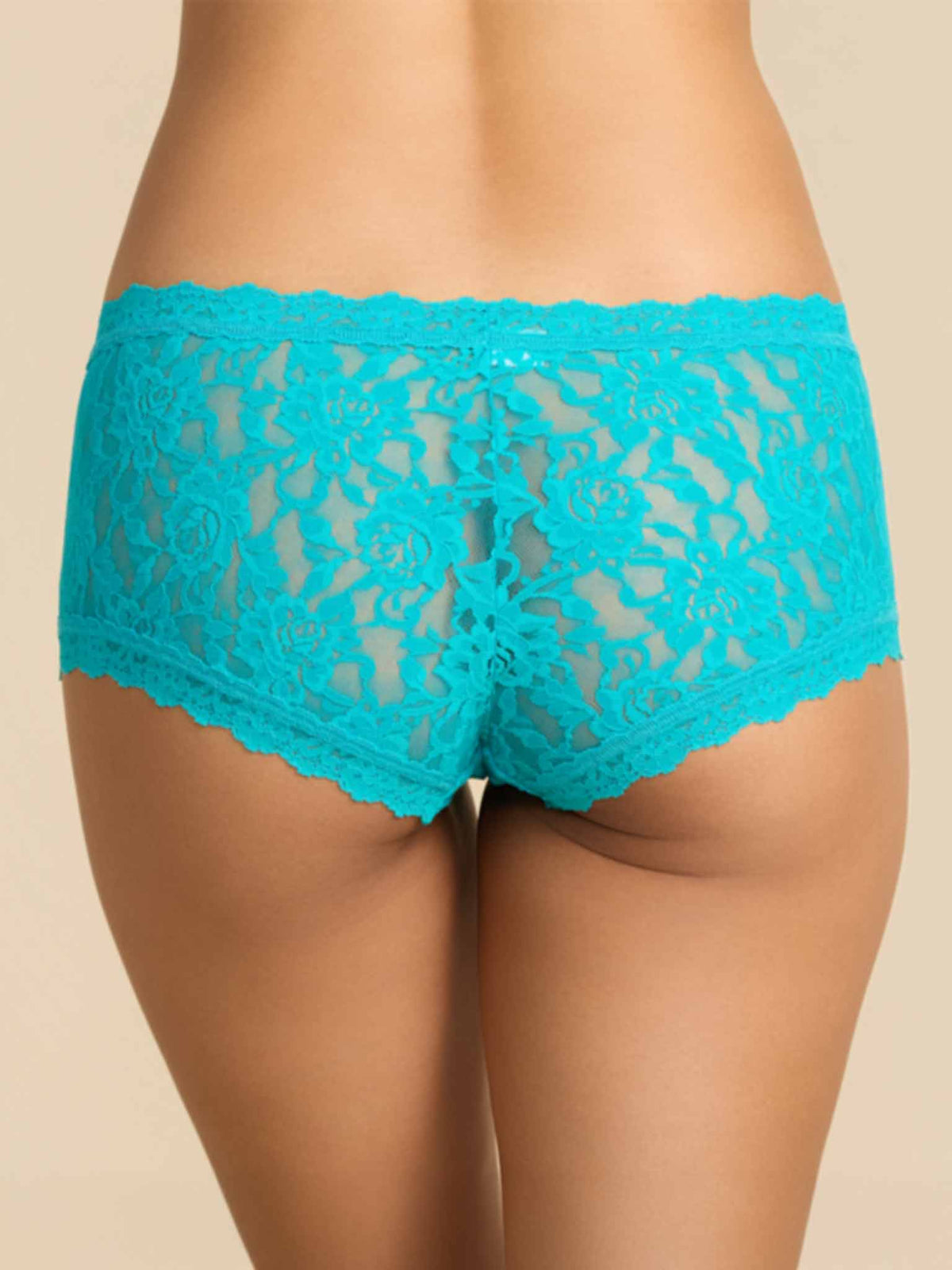 Signature Lace® Boyshort Turkish Tile Blue - Hanky Panky