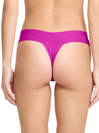 BreatheSoft™ Natural Rise Thong Hot Fuchsia Pink - Hanky Panky