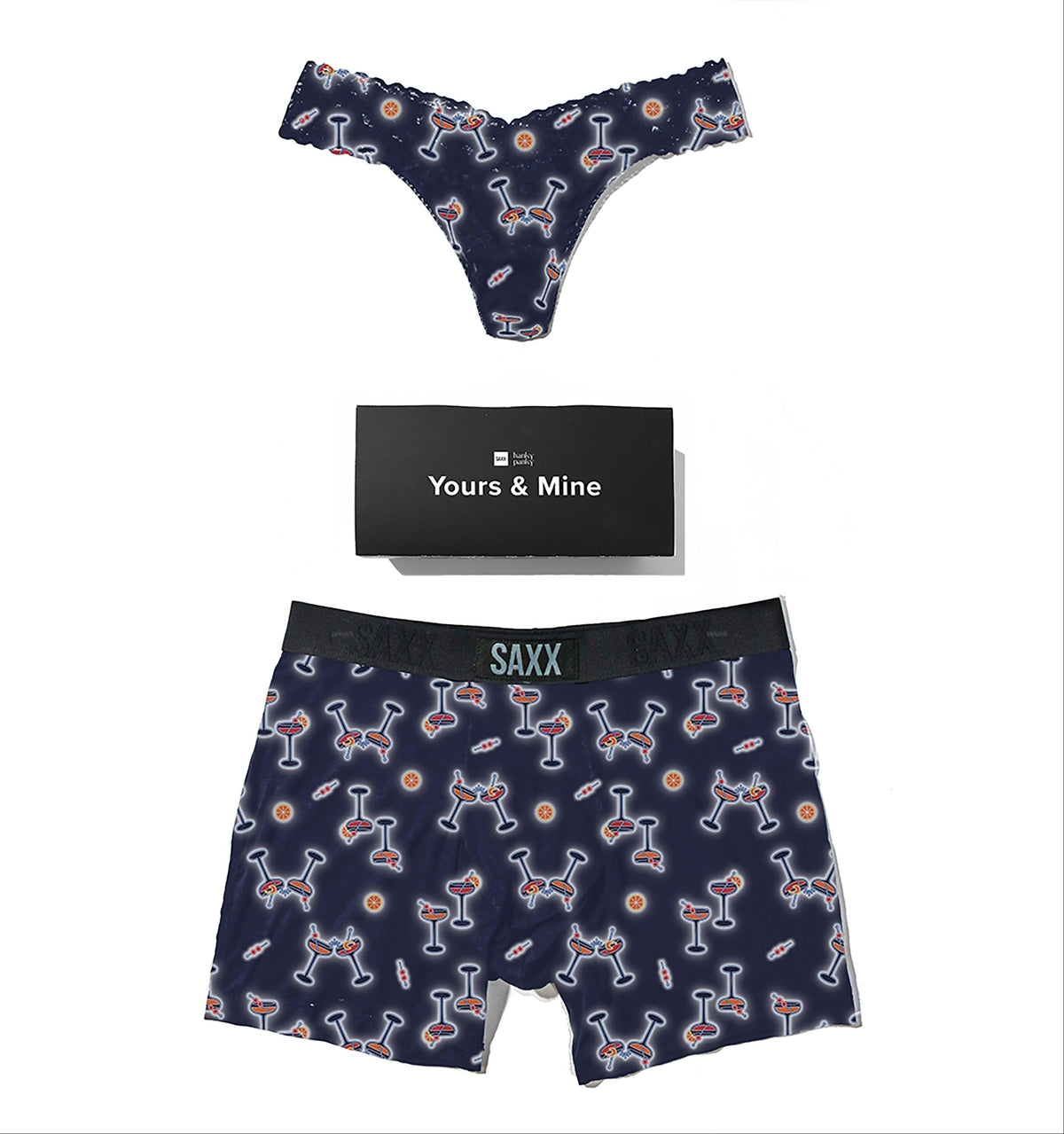 Signature Lace® Low Rise Thong And Saxx Super Soft Vibe Boxer Brief Ne - Hanky Panky