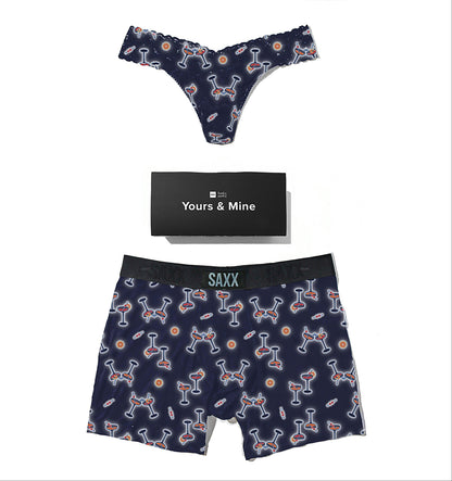 Signature Lace® Low Rise Thong And Saxx Super Soft Vibe Boxer Brief Ne - Hanky Panky