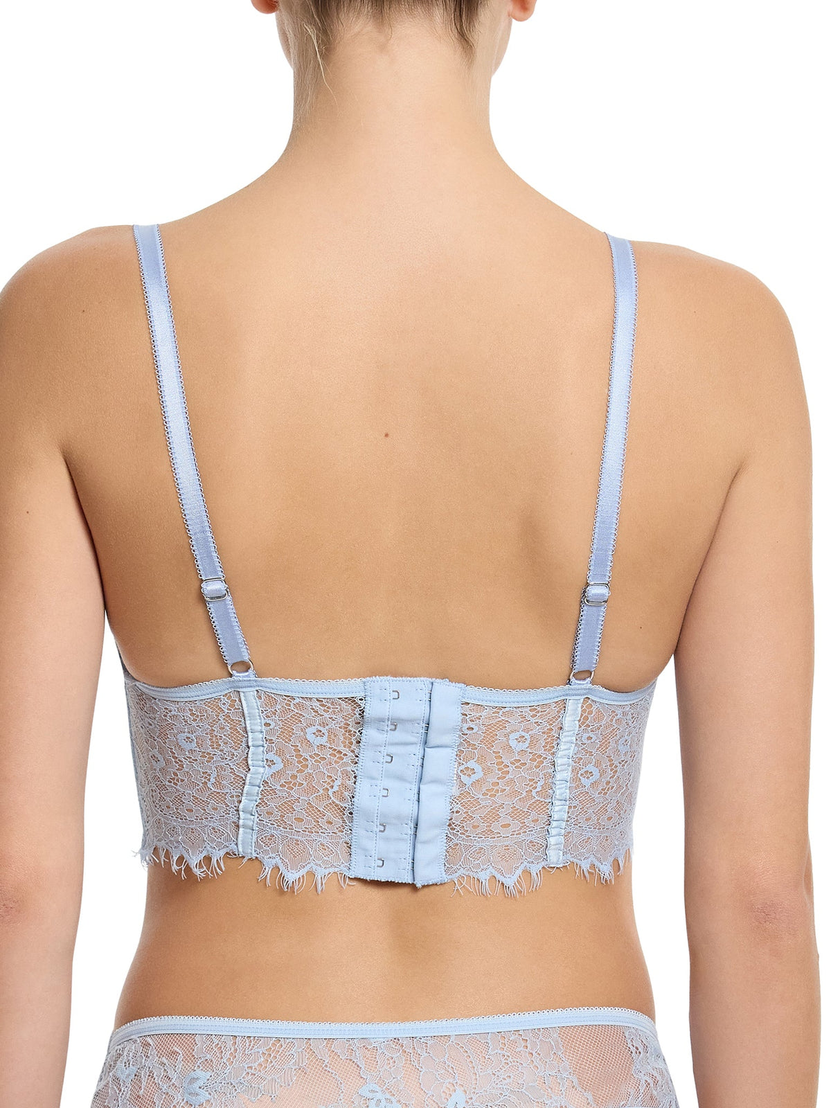 Sheer Seduction Underwire Bustier Touch The Sky Blue Sale - Hanky Panky