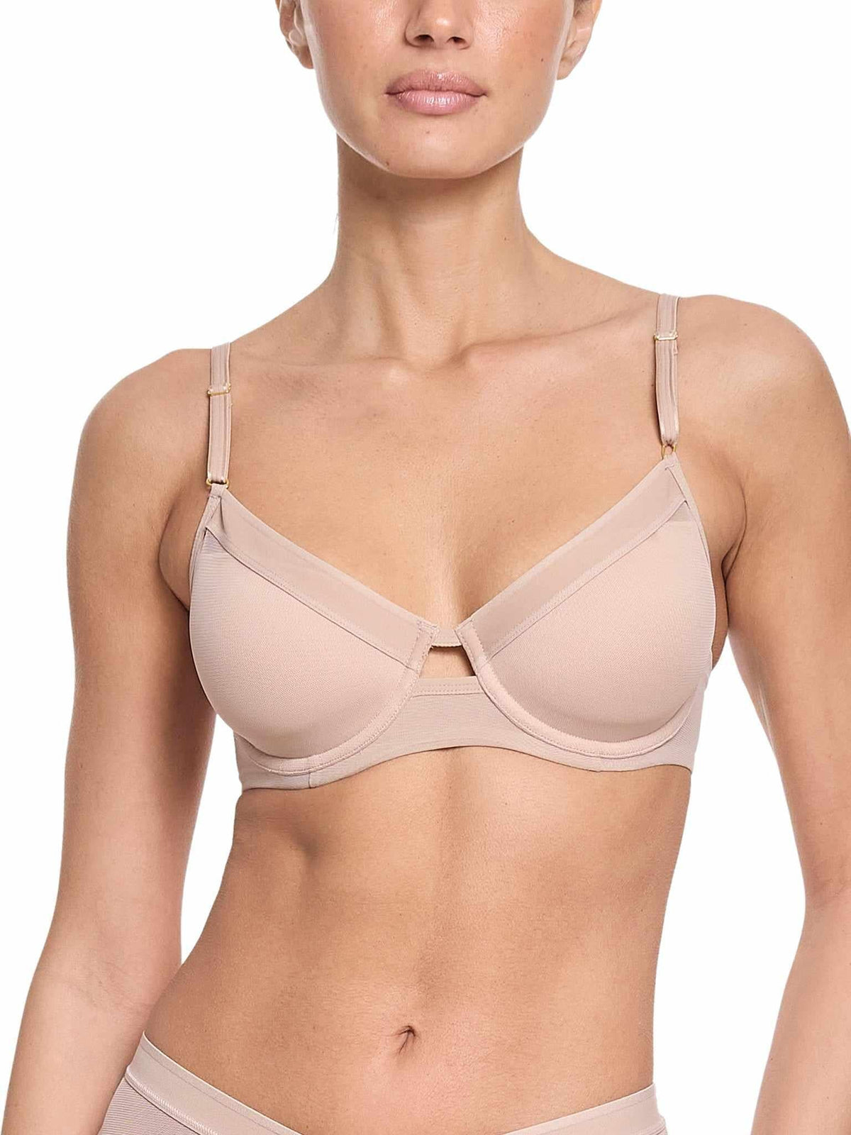 Lined Mesh Plunge Bra Chai Sale - Hanky Panky