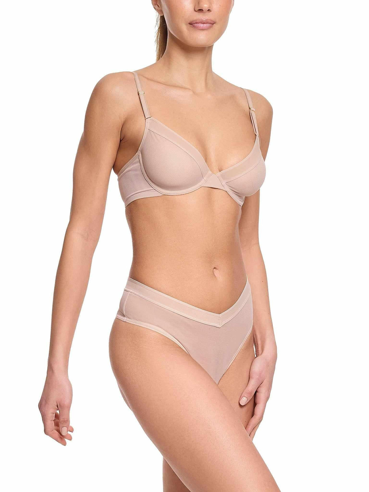 Unlined Mesh Underwire Bra Chai Sale - Hanky Panky