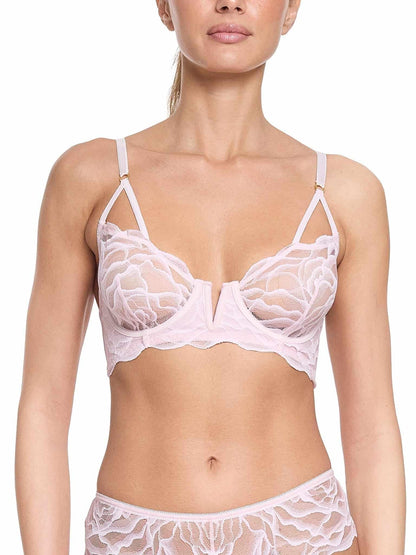 Silhouette Floral Underwire Bra Vie En Rose Sale - Hanky Panky