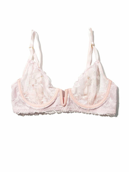 Silhouette Floral Underwire Bra Vie En Rose Sale - Hanky Panky
